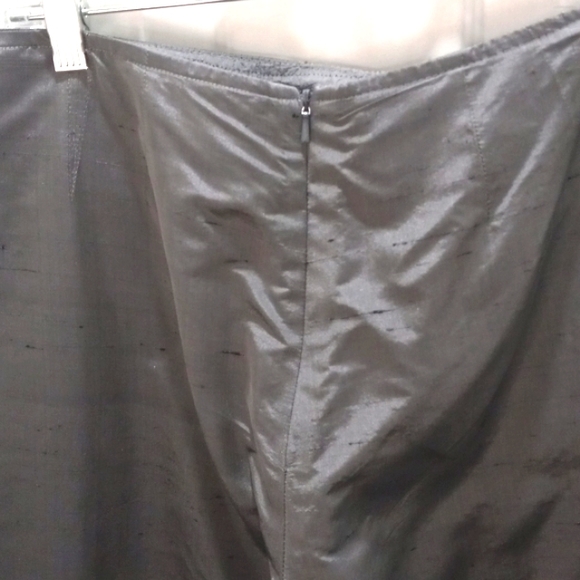 Dark Grey Shiny Dress Pants    Size L /XL - Picture 3 of 5